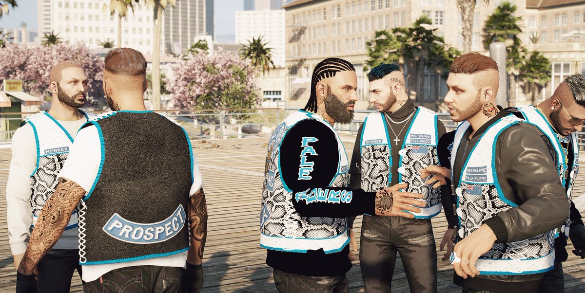 HHellfis's tweet photo. PRMC Melbourne Adventures #GTAV #GTARP #FiveM #Outlaw #Motorcycleclub #GTABiker #SupportSmallStreamers #twitchstreamer #JimmyWilson #PRMC #PaleRidersMC #paleontop #worldwide #NerveRP https://t.co/PWKkW5u5h3