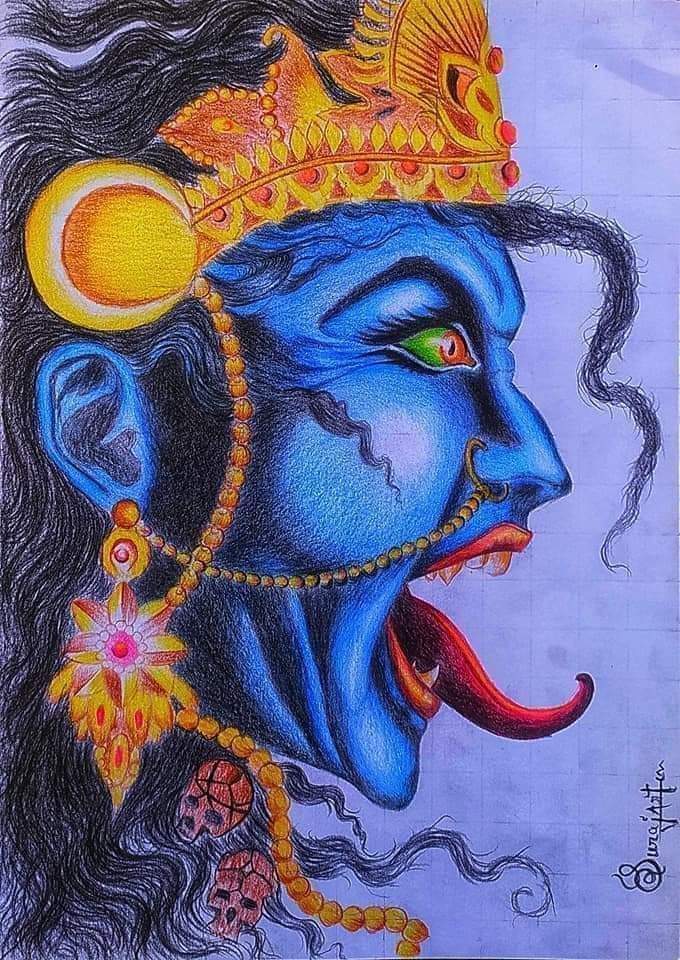 Lord Shiva #1 Drawing by Dushant Bhagat - Pixels
