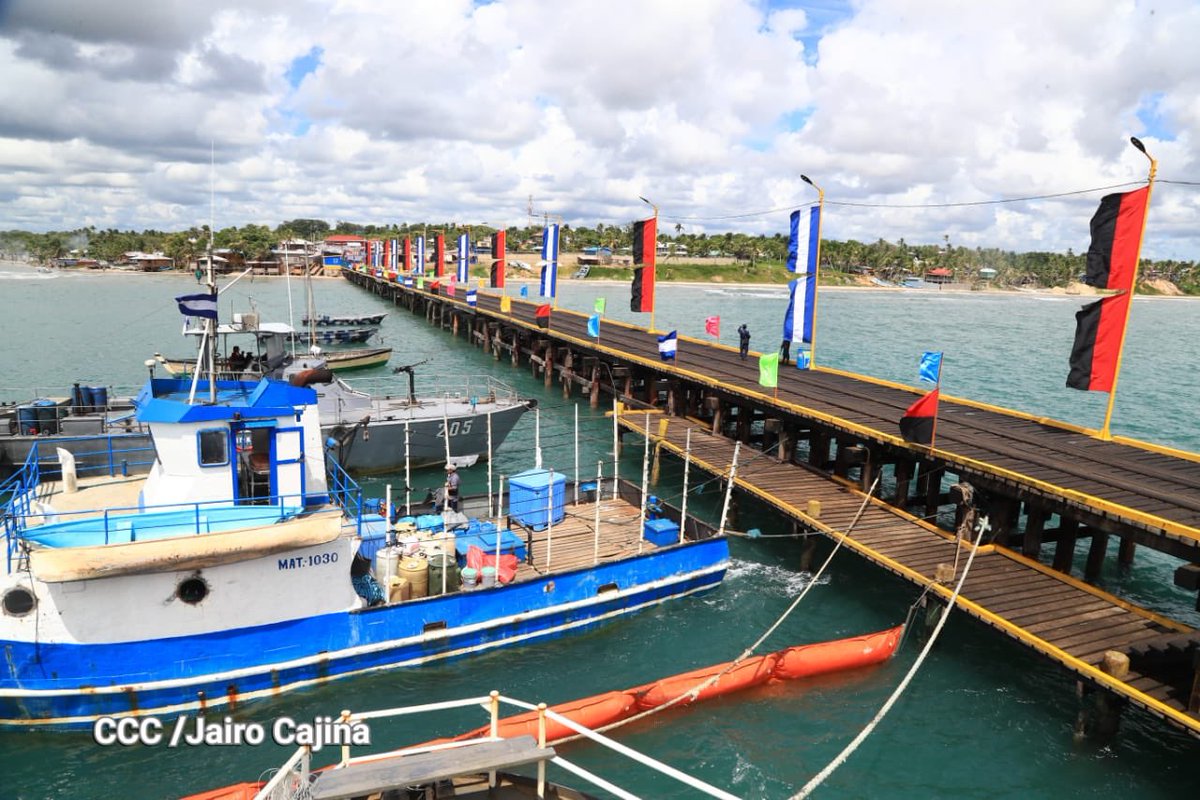 FloryCantoX's tweet photo. #Nicaragua ⛴ Fue inaugurado el Puerto de Bilwi (Puerto cabezas) en la región Autónoma Costa Caribe Norte. Recordemos que dicho puerto había sido destruido por El Paso de los huracanes Eta e Iota.

#OctubreVictorioso
#UnidosEnVictorias https://t.co/plzIHTFsvV