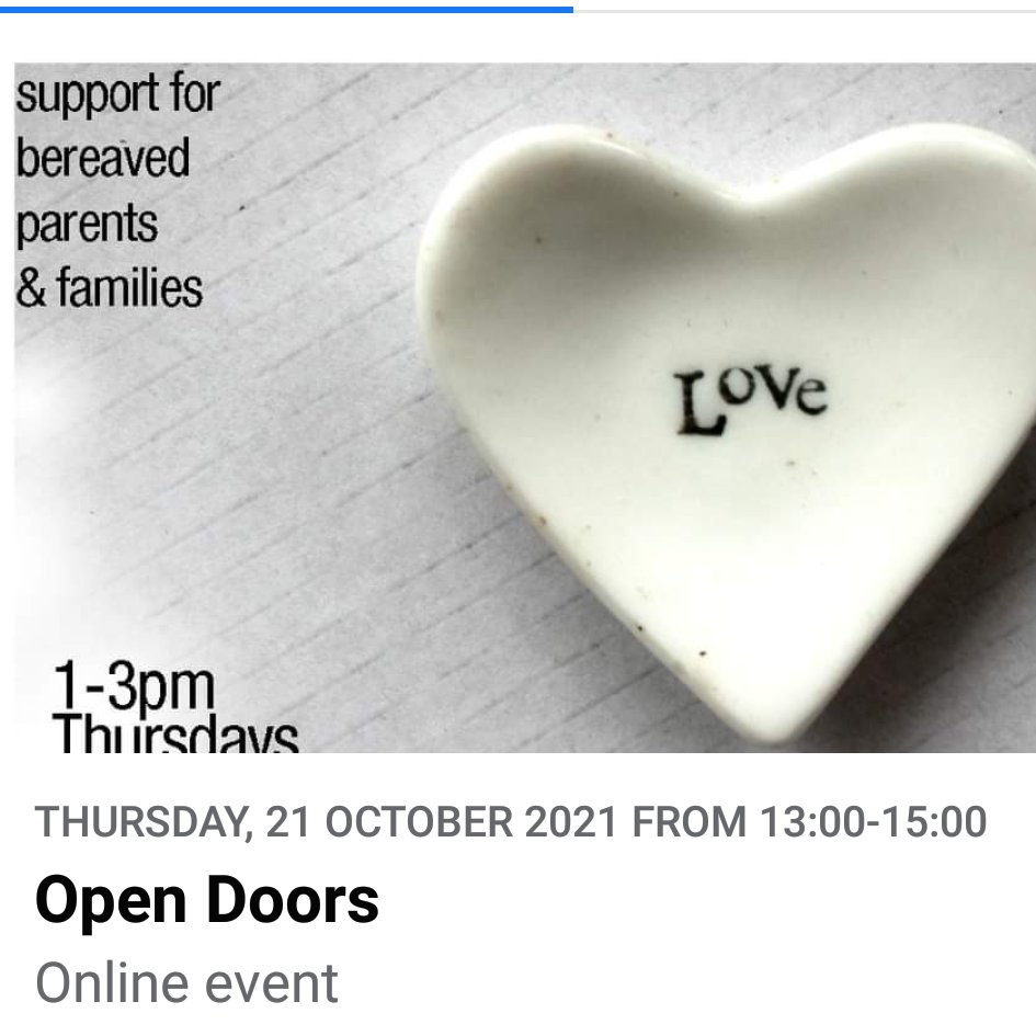 We're pleased to be running our weekly zoom drop in sessions; 1-3pm on Thursdays, supporting bereaved parents &amp; families following the death of a baby or child; informal chat &amp; chance to listen &amp; share. Contact Carly for login details &amp; more info contact@zephyrsnottingham.org.uk
