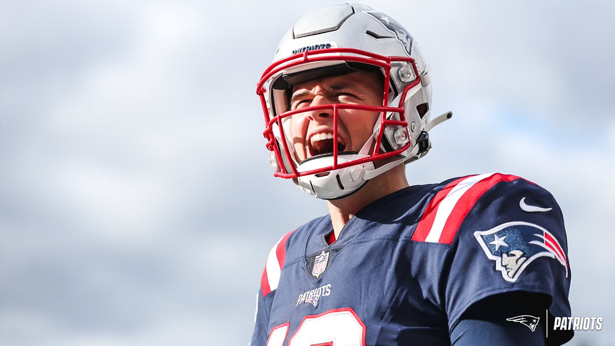 Patriots's tweet photo. Mac Jones. https://t.co/0aX7rXWN2o