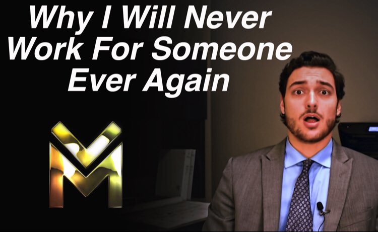 New Video Out Now - Why I Won’t Work For Anyone Ever Again. 

youtu.be/Xgj7zwUjEzU

#business #professional #marketing #savingmoney #CEO #boss #interview #youngentrepreneur #mediamarketing #entrepreneurship #selfemployed #yourownboss #smallbusinessowner #smallbusiness