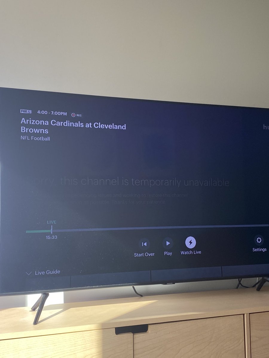 TNorquest's tweet photo. ⁦@hulu⁩ has officially lost my business. Unforgivable. https://t.co/BDAo77WMBg