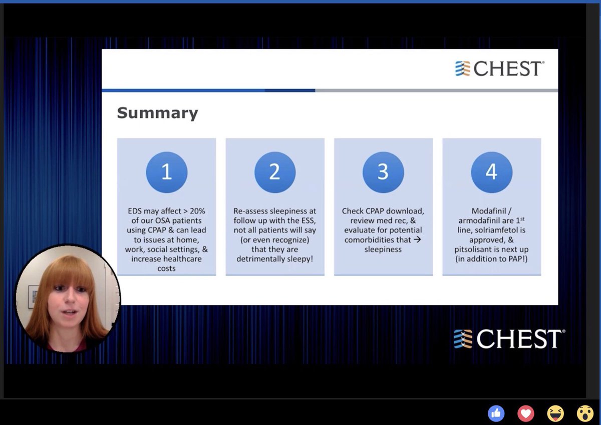 CHESTSleep's tweet photo. What a great discussion by all 4 panelists! If you missed it be sure to catch it on demand! #CHESTSleep @EmmGeezee #SleepMed #OSA https://t.co/QugLdgvFqO