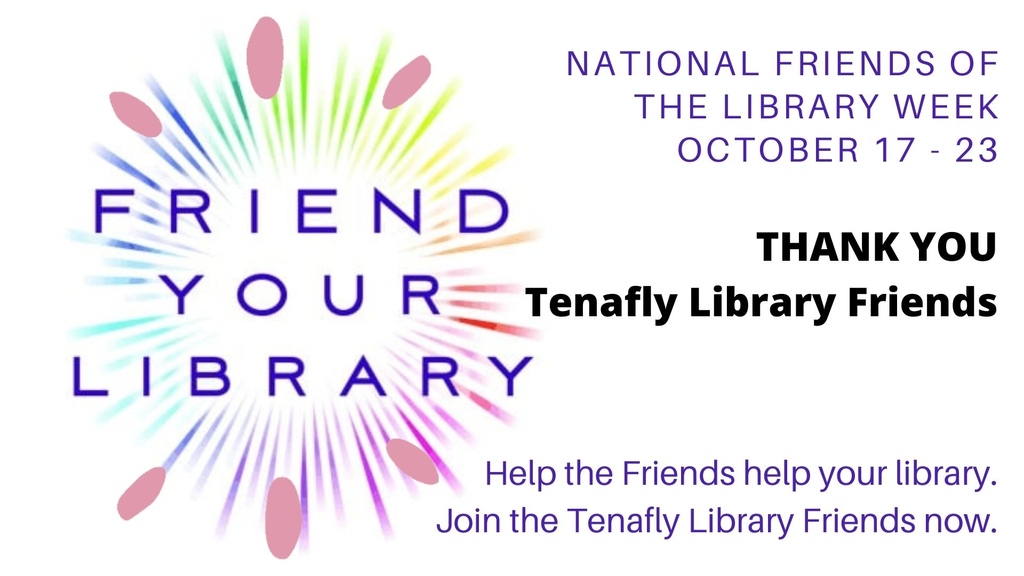 TenaflyLibrary's tweet image. Shout out to the Tenafly Library Friends. THANK YOU for your support!!! Because of you, we provide programs such as Summer Reading &amp;amp; Museum Passes. Join the Friends at bit.ly/jointenaflylib… ❤️ #tenaflylibraryfriends #tenaflylibraryfriends #friendyourlibrary