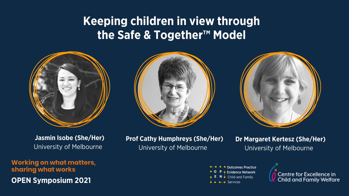 CFECFW's tweet photo. Register for #OPEN2021 to learn more about keeping children in view through the Safe &amp; Together™ Model working to improve outcomes for children exposed to family violence @UniMelb @ProfCHumphreys 
Tickets: https://t.co/GzGCyzGXjD https://t.co/y8PmRM8Ql9