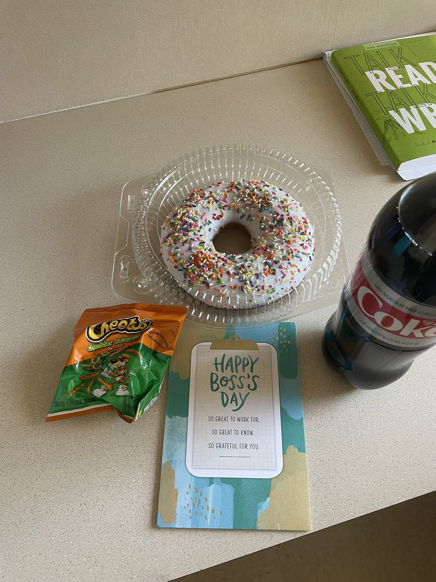 Late on this, but I was surprised Friday by my staff with treats for Boss’s Day. I love being part of this Otter community! #MightyMississipi