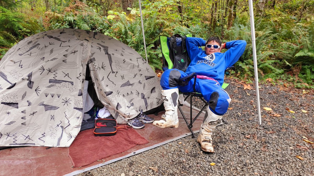 kwadjitsu's tweet image. Sit back and chill
#Camping #PNW #outdoor #Chillax #dirtbike #trailriding