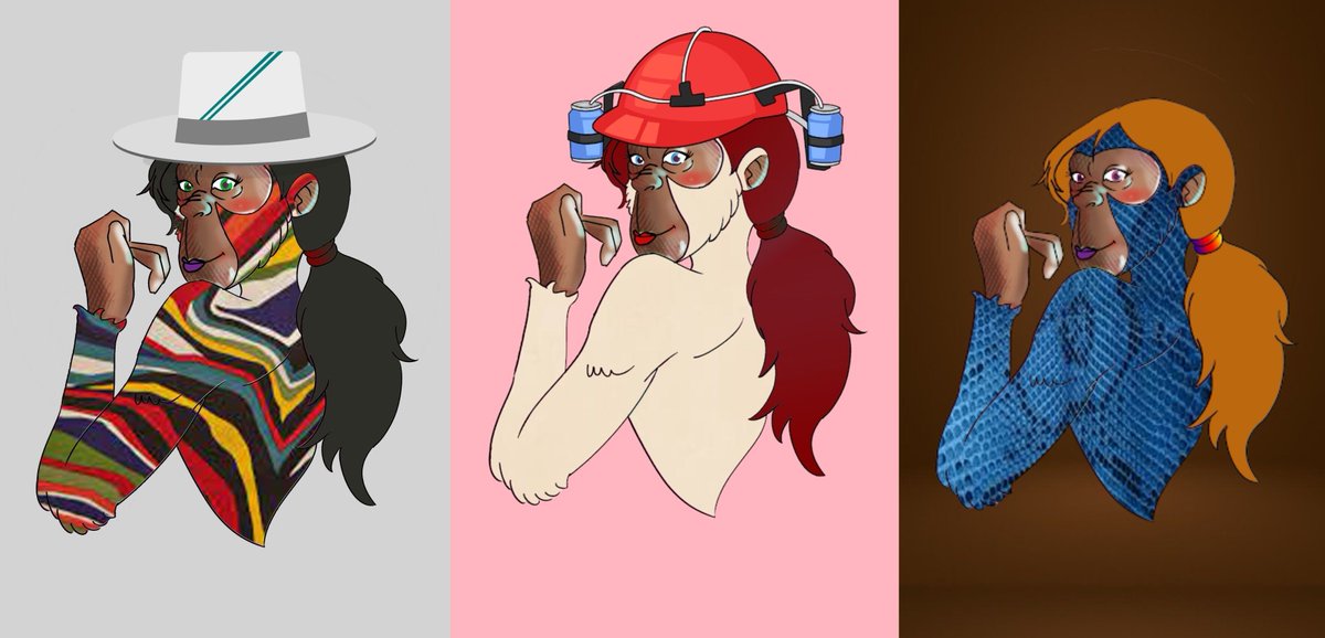 Lady Ape Squad is now live on OpenSea! Floor price .03 ETH on polygon. Share this post with #LadyApeSquad &amp; tag 3 friends, join our telegram for a chance to win a free NFT 

Opensea: opensea.io/collection/lad… 
Telegram: t.me/joinchat/Uy09k…
 
#NFTdrop #NFTGiveaway #NFTCommmunity