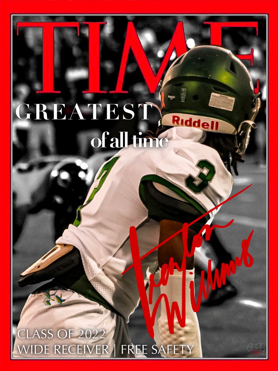 TIME mag G.O.A.T <a href="/FPCHSFootball/">FPC Football</a> #3 Trenton Williams