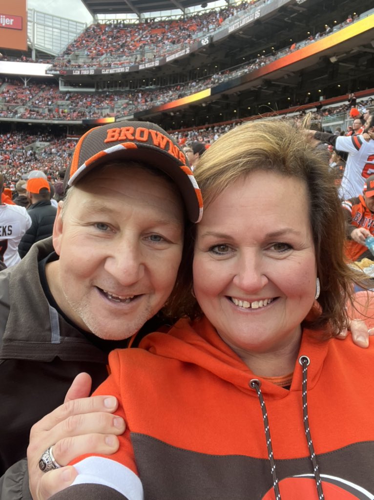 lisadobransky's tweet photo. Let’s go Browns! #ARIvsCLE #Browns #tagboard https://t.co/YRKD2KV2mw