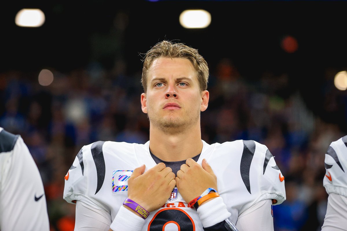 Bengals's tweet photo. OUR GUY

📷: @aarondoster - NFL https://t.co/MD0DyQJiLv
