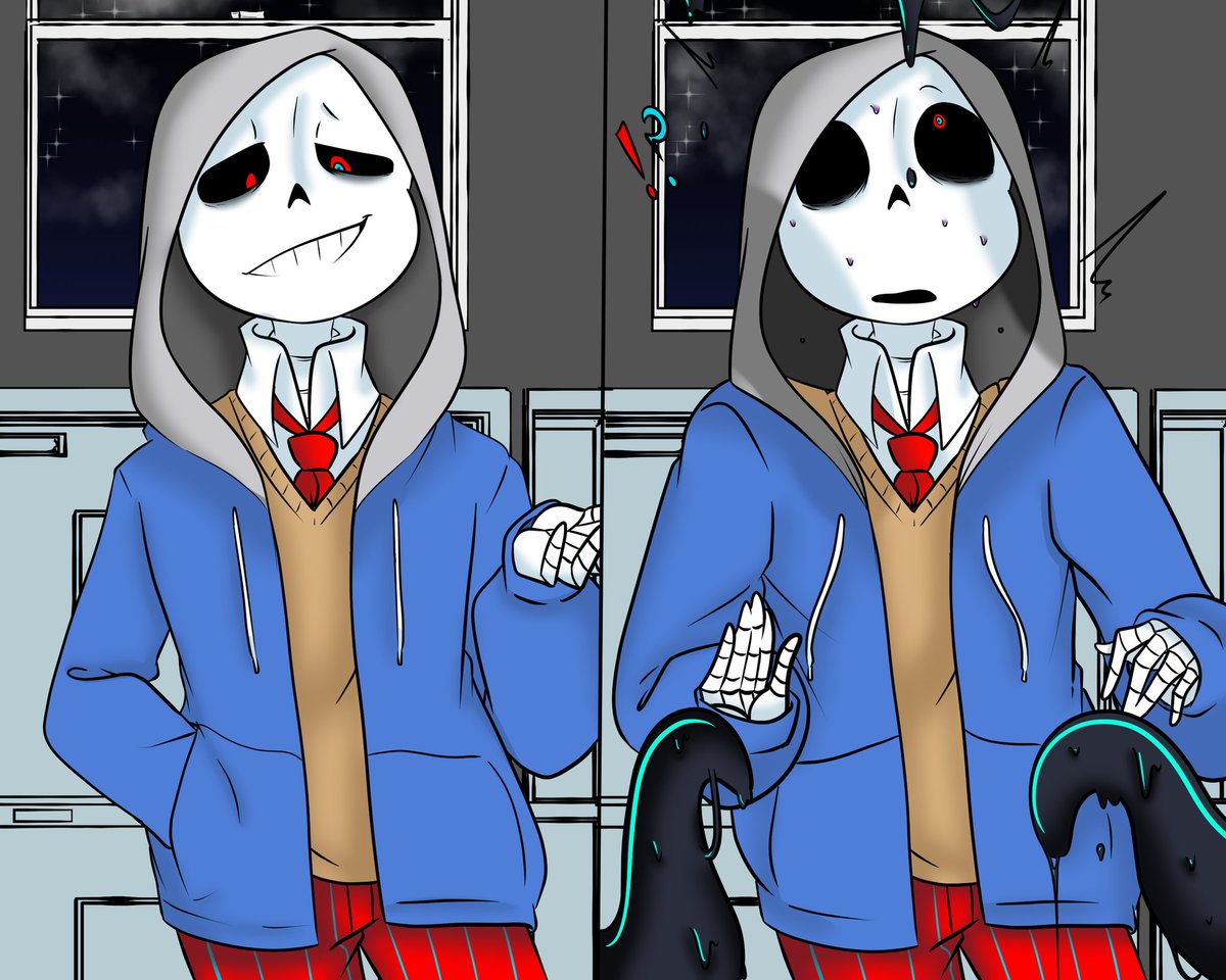 RaeHamato's tweet photo. The other party to the pissed of nightmare pic I drew lol he know what he did... does he sound proud of it? Oh he is! But what this? Night doesn't seem too pleased with his actions
#underschool #DustSans #Dusttale #NightmareSans #heintrouble #studentcouncil https://t.co/3Nu2u9Fhmh