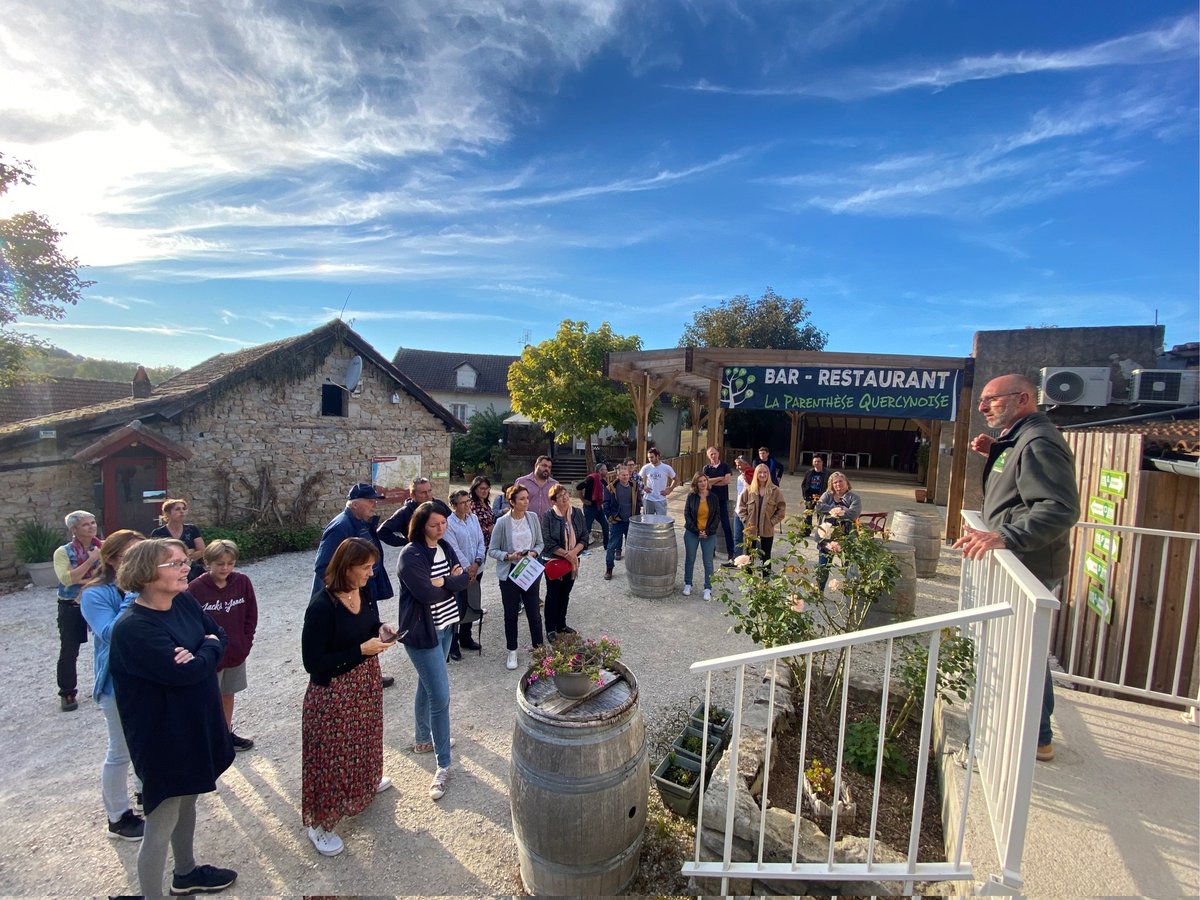 Visite du #camping <a href="/LeVentoulou/">Camping Le Ventoulou</a> par Frédéric, propriétaire passionné. Le soleil lotois était de la partie. #sitesetpaysages #connectesalanature #connectesaucongres