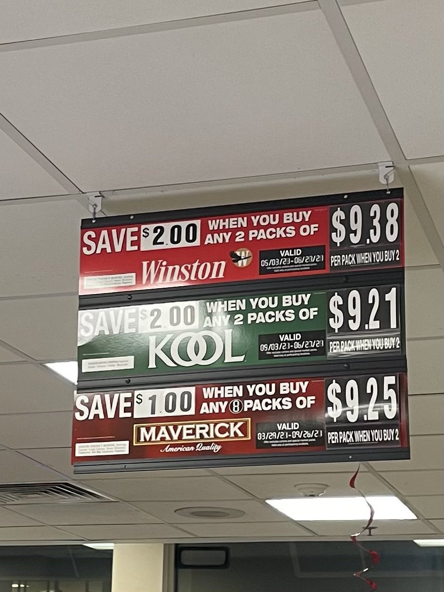 tnguyen3's tweet photo. I had no idea cigarettes cost this much these days. At these prices, people must be kicking the smoking habit real quick in America. I’m told that a pack of smokes is even more expensive in Canada. I wonder how much in EU. #cigarettes #habit #toorich #quit https://t.co/DVwUzhGhNk