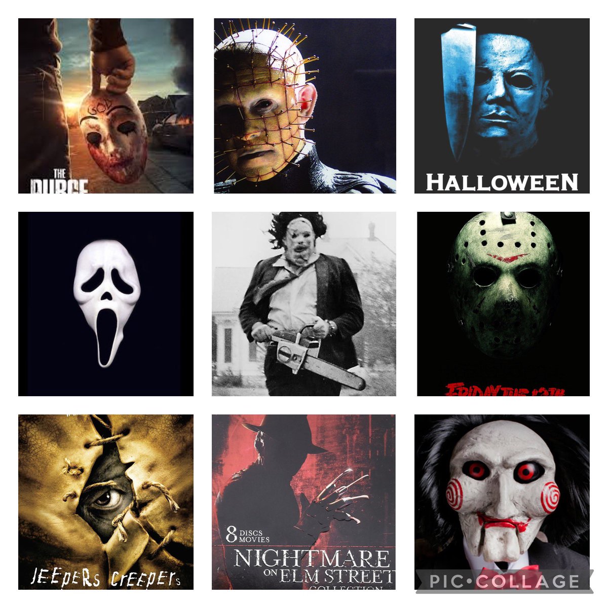 wjspodcast's tweet photo. You get sucked into a horror movie. Which one are you surviving? Which do you 💯 get offed??? #aroundtheworld #podcasttopic #asktwitter https://t.co/qYWdEXDhwp