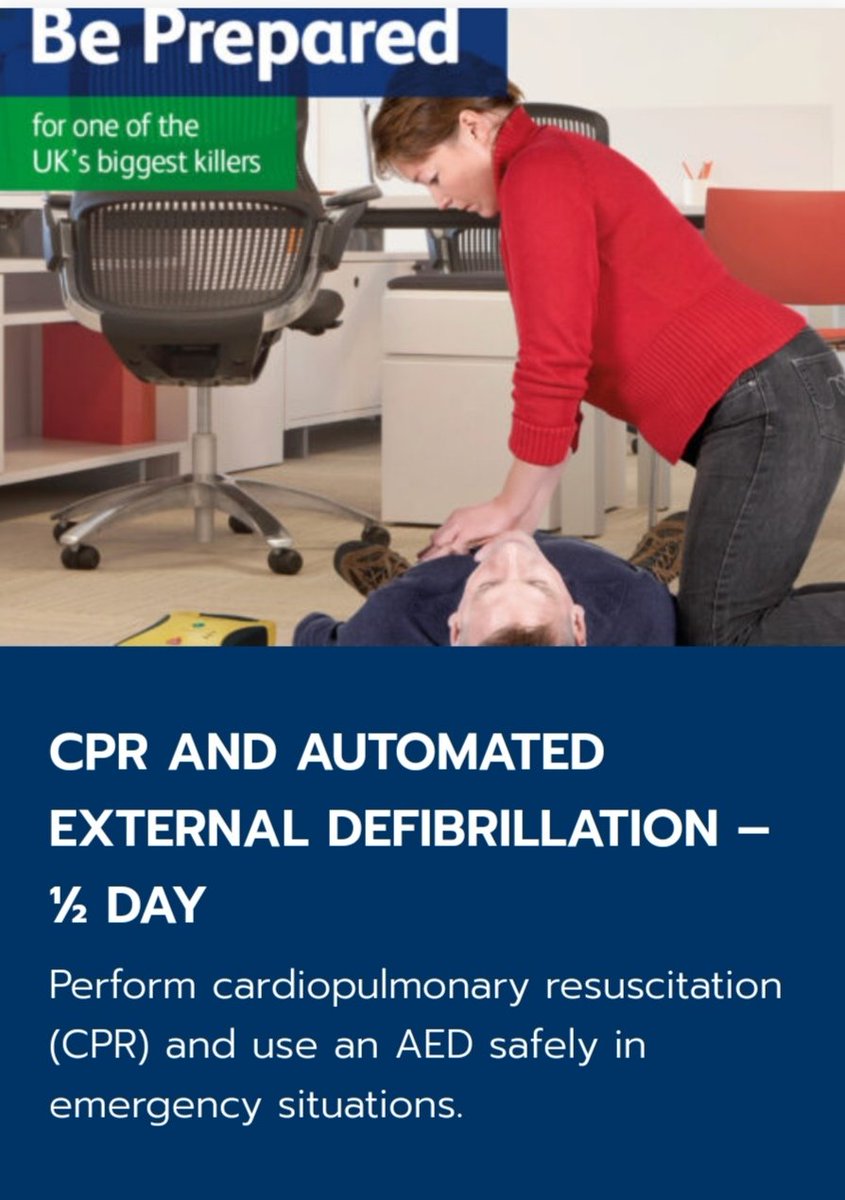 CombinedMedical's tweet photo. If today's incident at @NUFC has left you wanting to learn CPR and how to use a Defibrillator. We can teach you, your club, your school, your business or your family. Everyone can learn how to save a life. 1/2 day course.
#CPR #defibrillator #firstaid.
https://t.co/w2A90O6FxJ https://t.co/TE7PEgGjSs