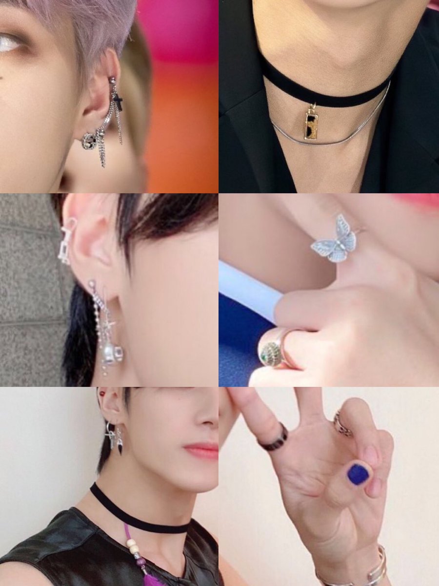 thingsjwy's tweet photo. truly love it when wooyoung wears matching accessories https://t.co/pQFudWVUAn
