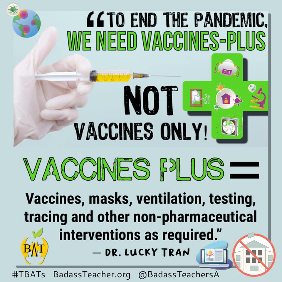 With something as insidious as Covid... the more you do to prevent illness &amp; spread, the better. #VaccinesWork #MasksWork #SocialDistancing #AirFiltration 
#TBATs <a href="/Nj21United/">NJ21United</a> <a href="/VirginiaBATs/">Virginia BATs</a> <a href="/BATs_DC/">DC BATs</a> <a href="/MarylandBAT/">Maryland BAT</a> <a href="/OhioBATs/">Ohio BATs</a> <a href="/PennBat/">PA BATs R Pro Charter Reform</a> <a href="/BATsDelaware/">DE BadassTeachers</a>