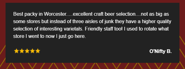 Have you recently visited one of our stores? We want to hear about your experience! Leave us a review on Google or Facebook to tell us how we did. You could be featured in our newsletter! #wachusettwineandspirits