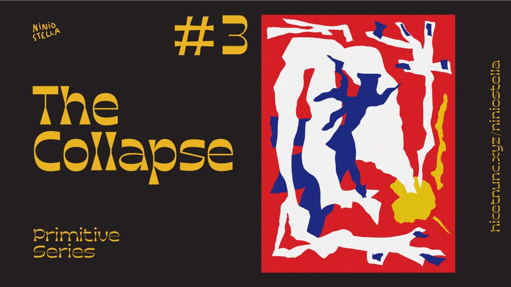 Hi! Here's is my new drop in <a href="/hicetnunc2000/">h</a> 
Hope you like it!
#3 The collapse - Primitive Series

20/21 Ed 0.3 Tz

hicetnunc.xyz/objkt/444100

@hicetnuncarg @onhicetnunc @hicetnuncla