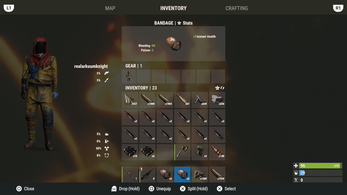 Arkuumm's tweet photo. #rust #PS4share we died we sat at outpost for 4 hours https://t.co/rF9gtGSP1D