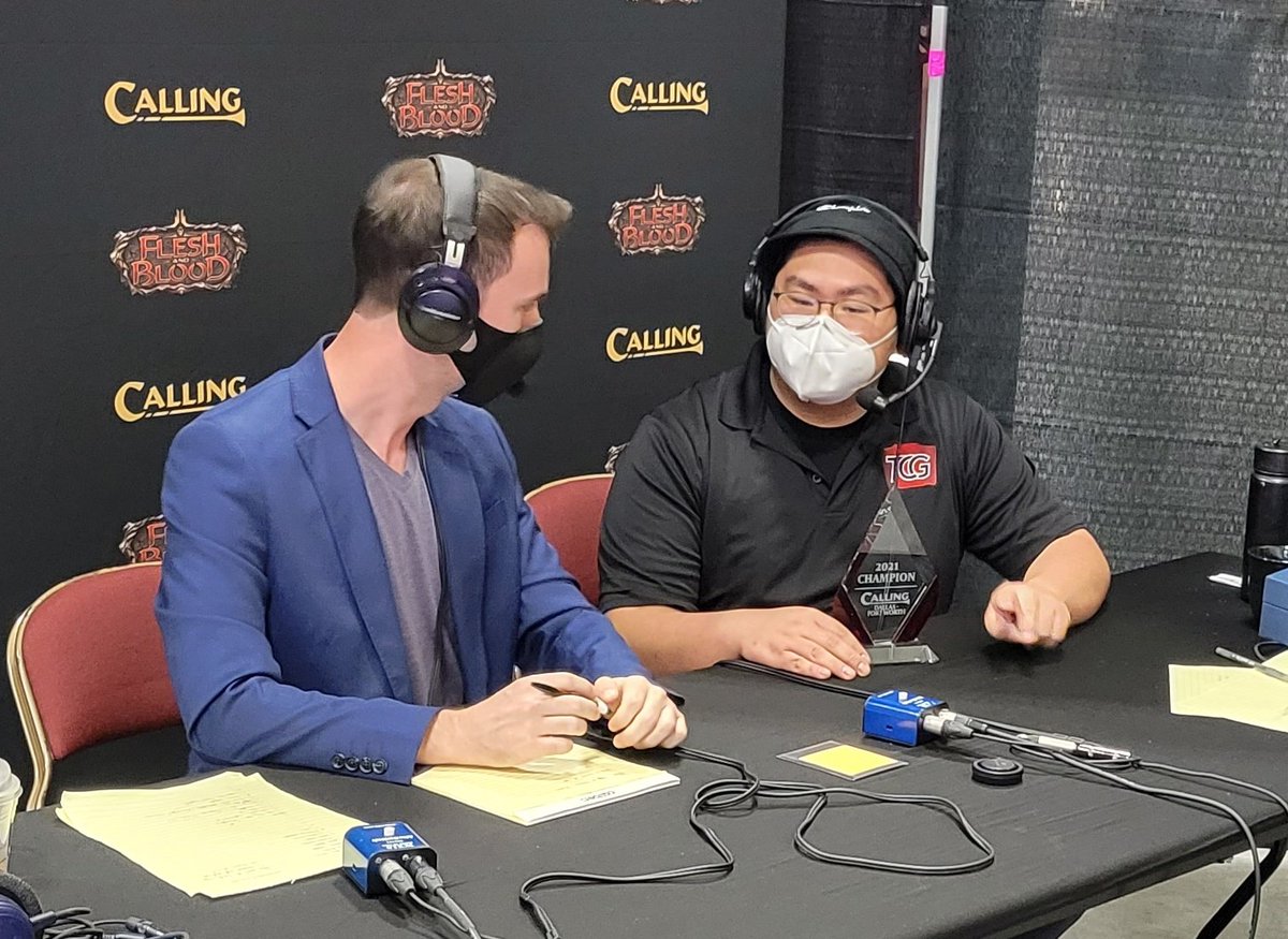 RedZoneRogue's tweet photo. NAM VO TAKES THE CALLING DFW WITH OLDHIM! Masterful control gameplay!
#fabtcg #FABDallas https://t.co/rV2ddm5i5l