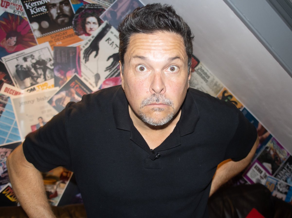CosmicXposure's tweet photo. Many Thanks to Dom Joly and @AcornPZ for a evening full of fun and information on Dom Jolly's Holiday Snaps and comedy from the Danger Zone, well worth the wait #domjolly #theacorn #comedy #theatre #penzance #cornwall #cosmicxposure https://t.co/LPNLrSz2SI