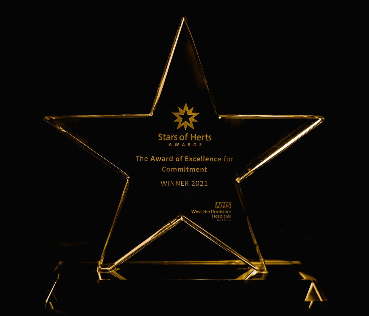 Couldn’t be prouder of my husband who goes above and beyond in so many ways. Delighted to see him recognised for all his hard work. Thank you to everyone who nominated and organised the awards evening for such deserving staff. My very own ⭐️ of Herts.