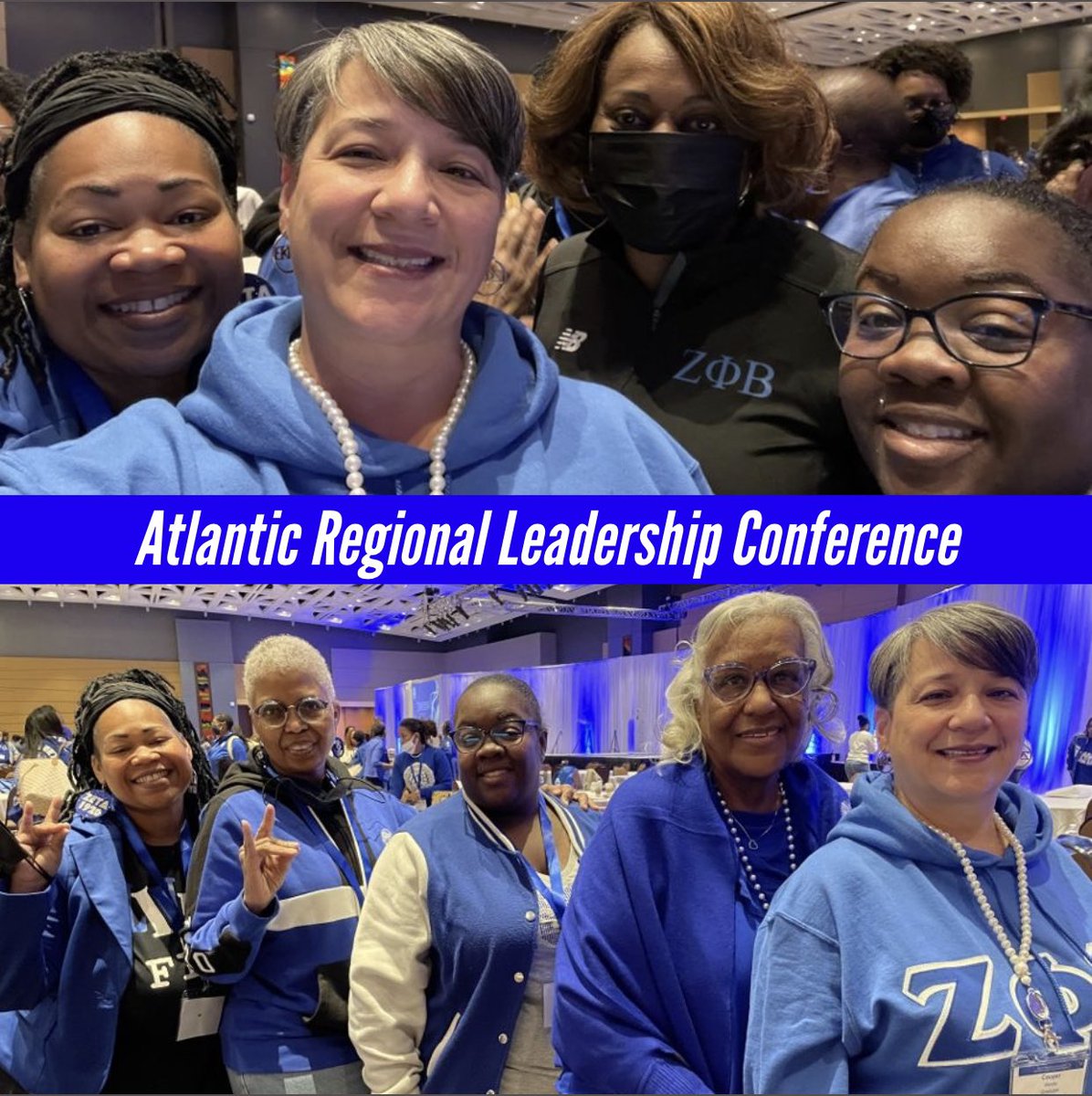 RochesterZetas's tweet photo. An event-filled day putting our principles of Service &amp; Sisterhood in action in 3 different locations!

3. Sorors snap a photo with the International President of Zeta Phi Beta Sorority, Inc. during the Atlantic Regional Leadership Conference 

#ZetaPhiBeta #ThetaAlphaZeta #ARLC https://t.co/qefbvUglhB