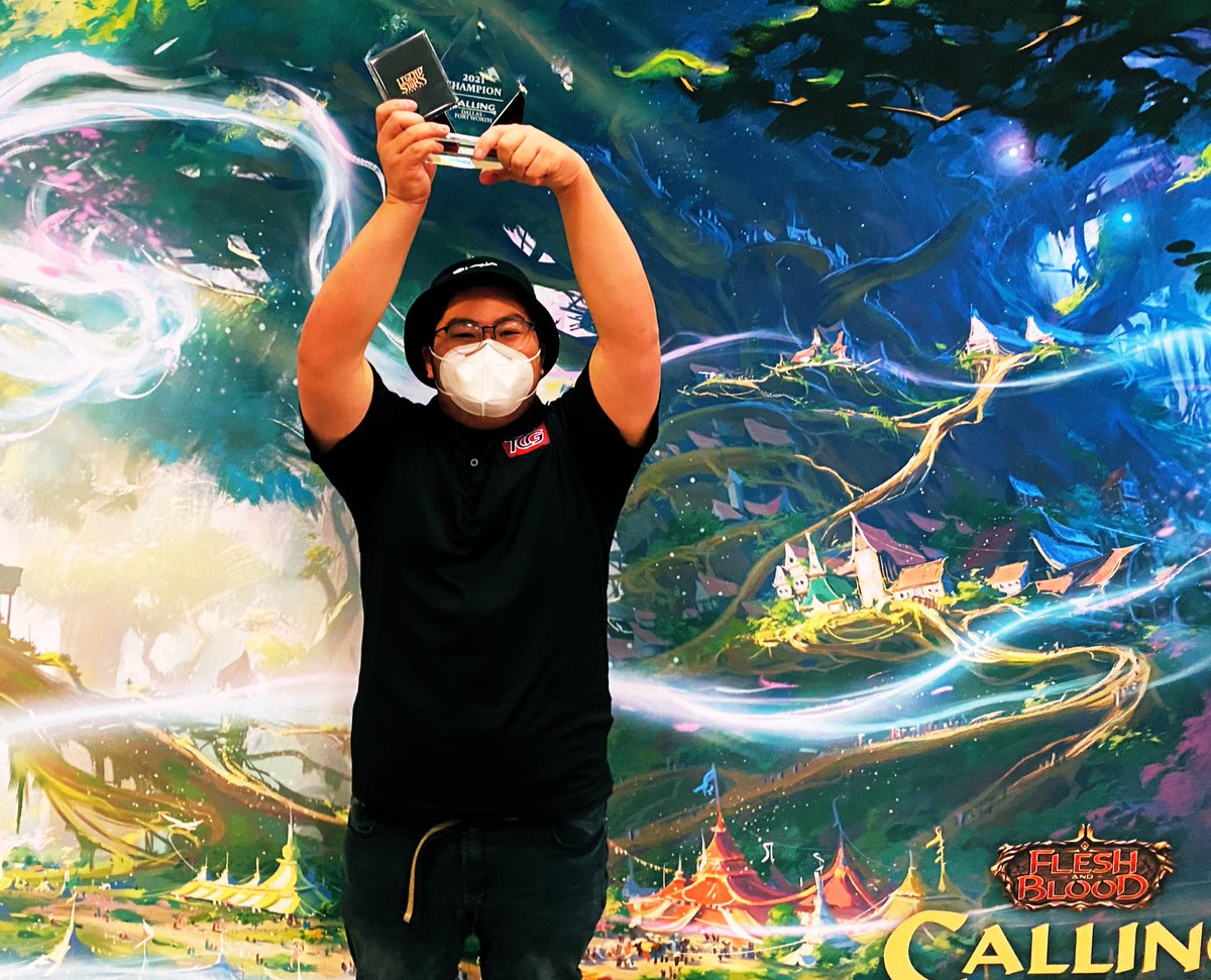 fabtcg's tweet photo. Huge congratulations for Nam Vo from team @TheCardGuyz for coming in first place out of a field of over 500. He is your Dallas Calling Champion!
#fabtcg #FABDallas https://t.co/kpNbOryaOe