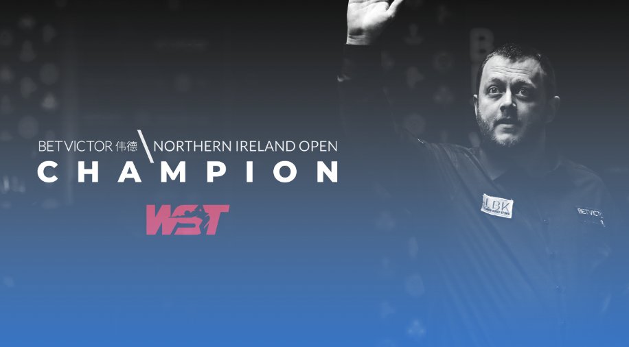 Your <a href="/BetVictor/">BetVictor</a> Northern Ireland Open champion...

<a href="/pistol147/">Mark Allen</a>!

He's beaten John Higgins 9-8 in Belfast #NIOpen