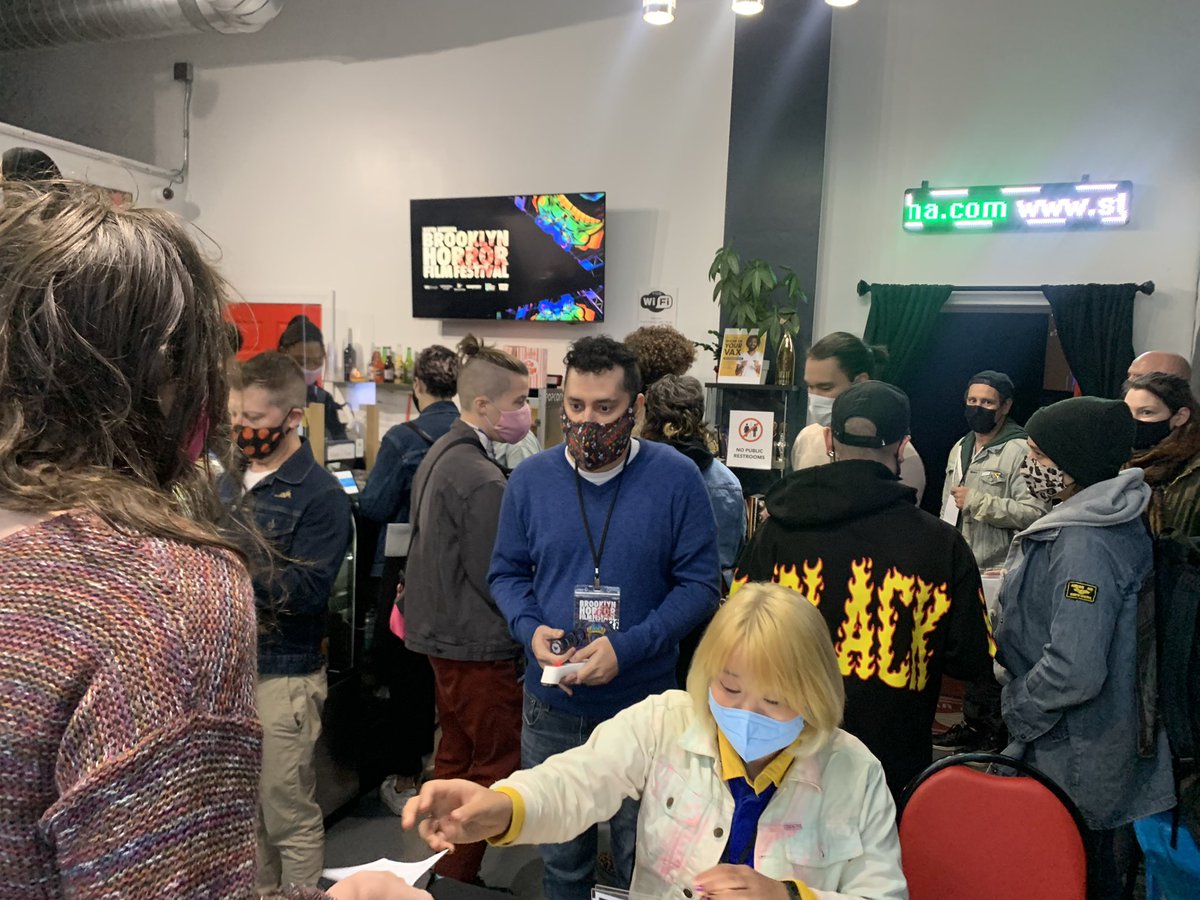 BrooklynHorror's tweet photo. Just a #brooklynhorror festival appreciation post 🥺 we’re so grateful for all of our attendees! https://t.co/hfdpmiNMtc