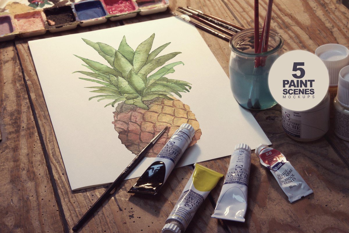 DavidZydd's tweet photo. Paint Scenes x5 | Realistic Mockups https://t.co/SSloQh89uz #mockup #oregano #psd #templates #menu #SceneGenerator #psd #olive #scene #commercial #SceneCreator https://t.co/5O8lVSF7C9