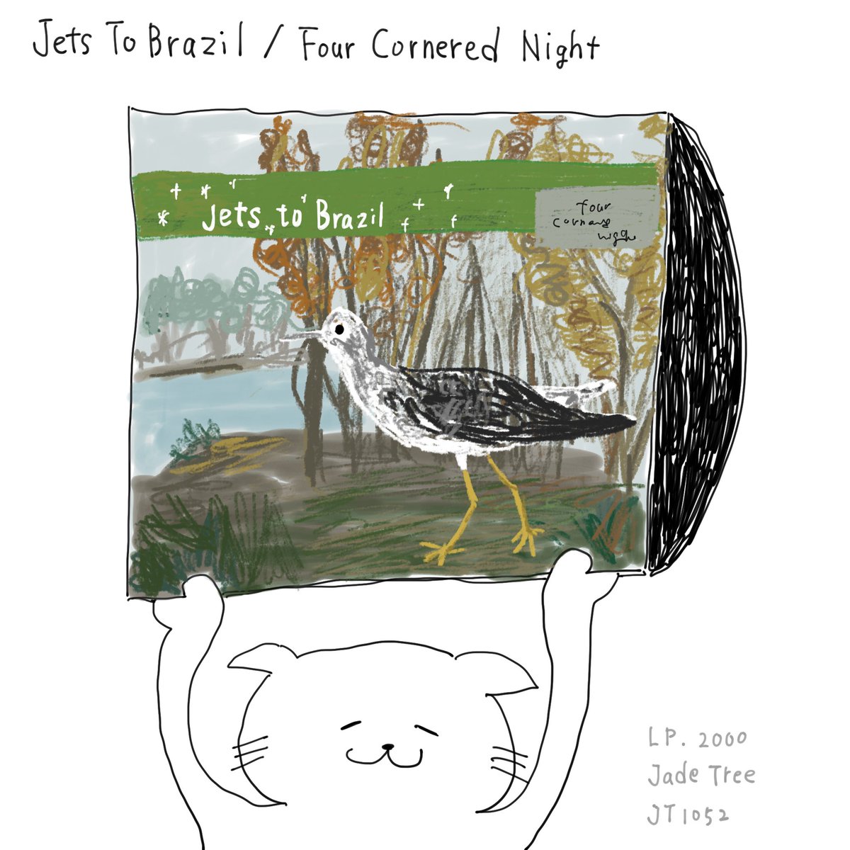 nssgraphica's tweet photo. まいにちレコード053
Jets To Brazil / Four Cornered Night
#まいにちレコード #レコードコレクション #ねこ #らくがき #jetstobrazil #emo #alternativerock #vinyl https://t.co/X8D1gfsrai