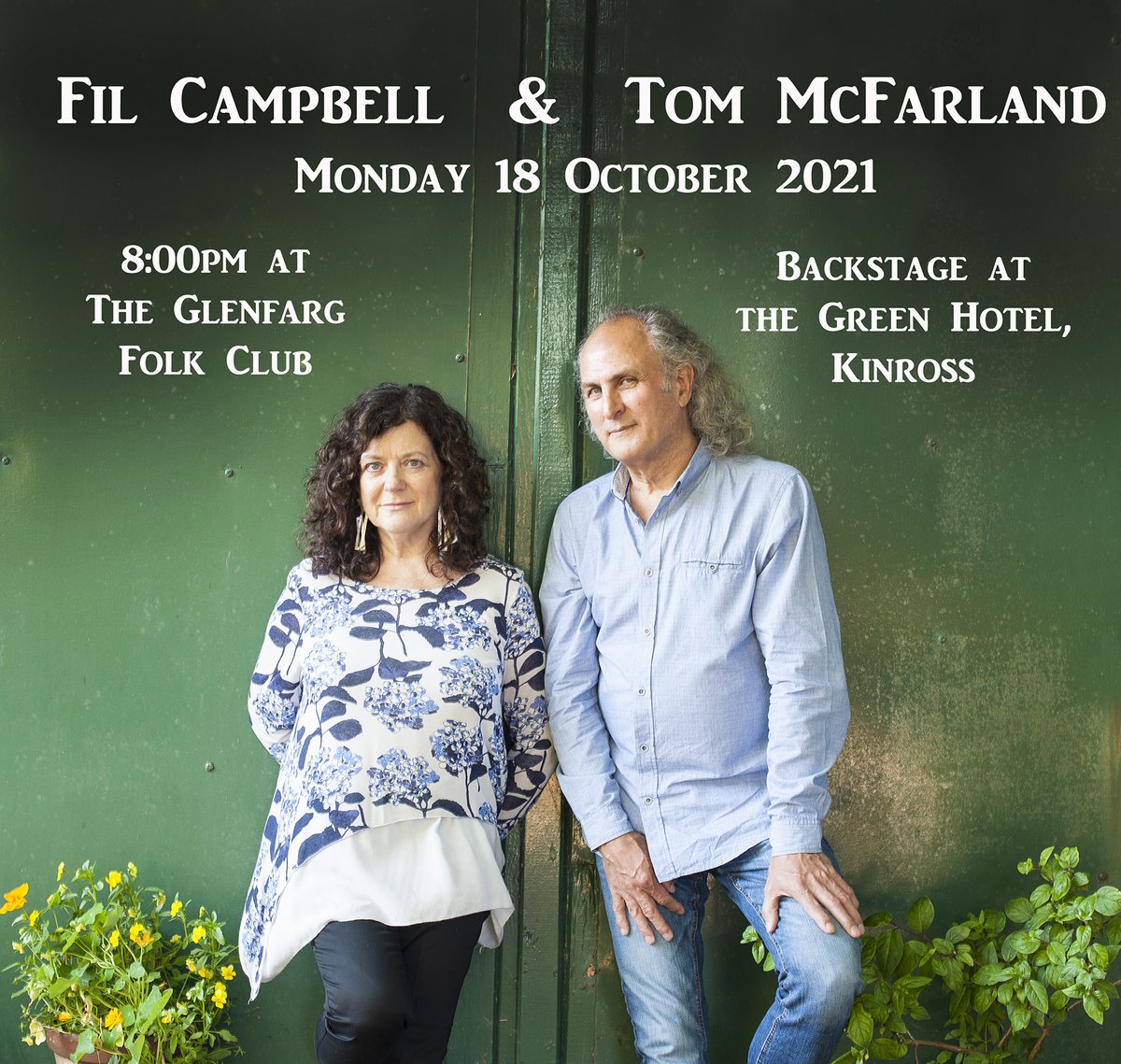 Fil Campbell & Tom McFarland Monday 18th October 2021 the The Glenfarg Folk Club