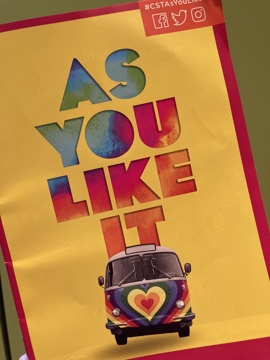 Bravo @chicagoshakes 🙌🏻 This new adaption of “As You Like It” with a Beatles soundtrack & 60’s vibe is so much fun! The mix of Shakespearean AND musical theater actors is perfect. Thank you! #CSTAsYouLikeIt