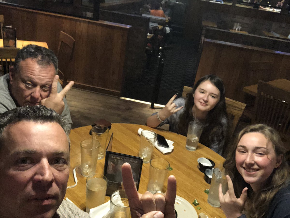 claudebacon's tweet photo. Sorry @PaulStanleyLive for the loss of Fran! 12 hour road trip for us to see @kiss at the @nuttercenter but these dad/daughter duos will be back! To quote @deesnider #youcantstoprockandroll @genesimmons #ripfran #kissendoftheroadtour https://t.co/bRLgmKbvZa