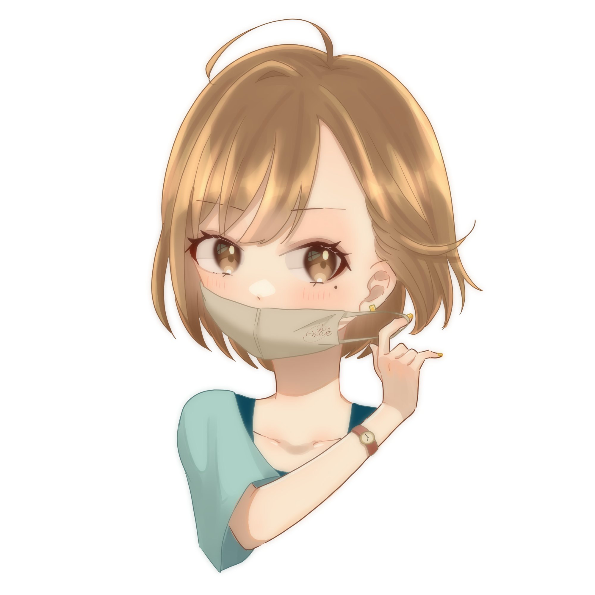 ぱすてるみるく マスク女子 イラスト 絵描きさんと繋がりたい マスク女子 イラスト好きな人とつながりたい T Co Riivdhi8ek Twitter