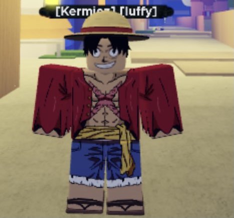 como montar a skin do luffy no roblox