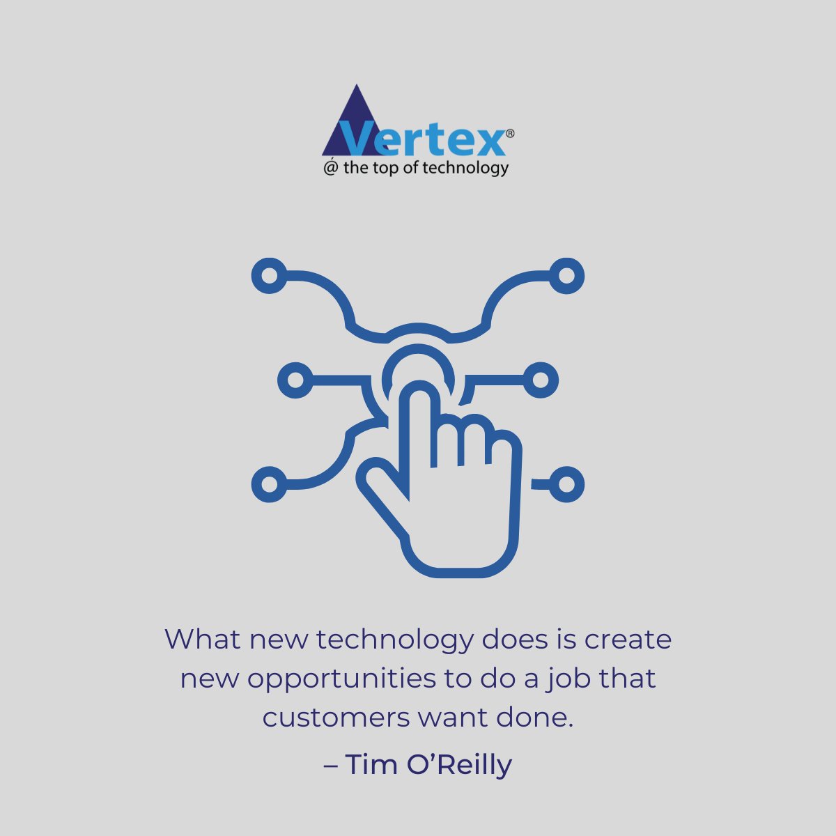 vertex_techsol's tweet image. “What new technology does is create new opportunities to do a job that customers want done&quot;​
– Tim O’Reilly

#MindfulMondays #VertexTechnoSolutions #ITInfrastructureManagement #ITInfrastructure #ManagedITServices #ITServices #CyberSecurity #DataSecurity #ITInfrastructureSolutions