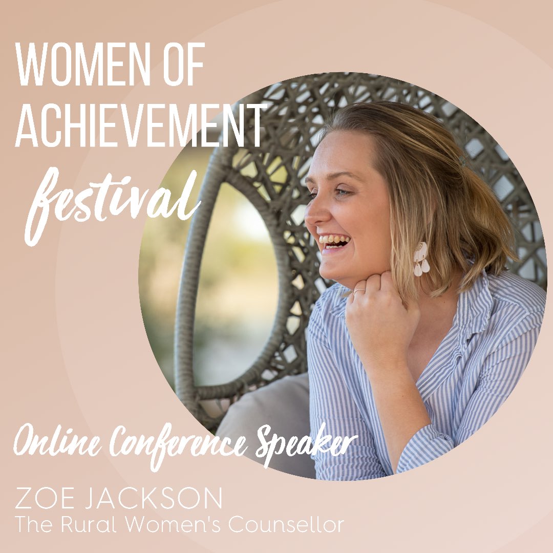 So excited to have Zoe Jackson, The Rural Women’s Counsellor sharing her story and tips for dealing with isolation at the festival.  Join us at leadloveleap.com/women-of-achie…