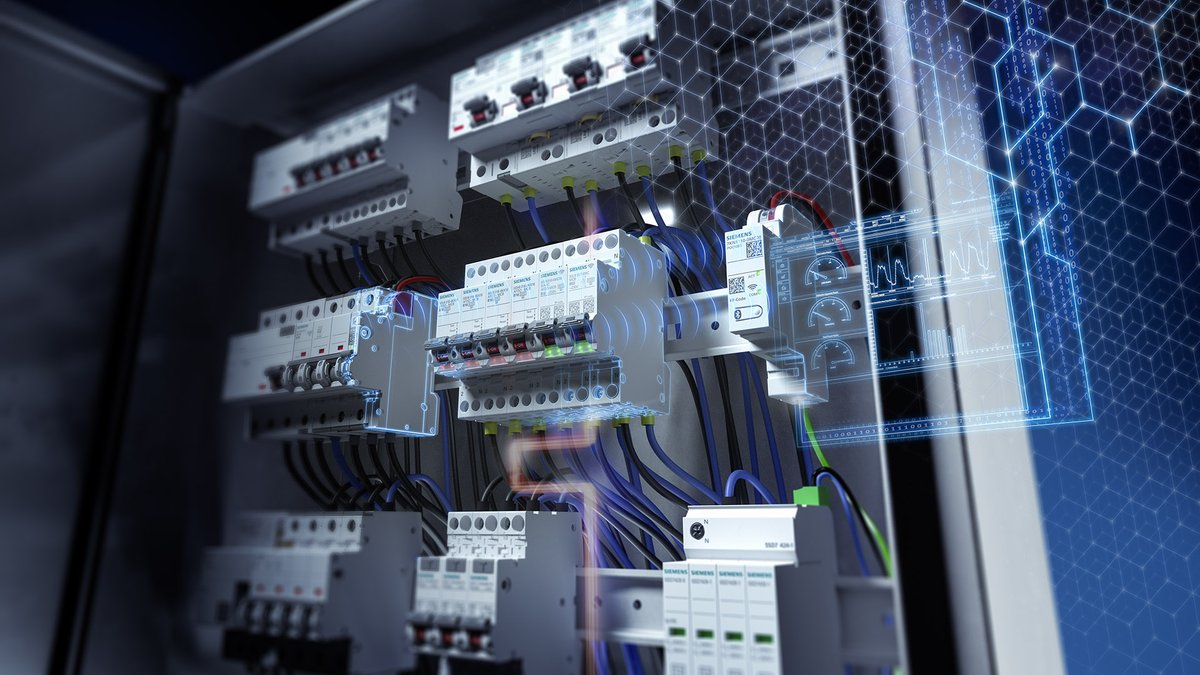 #electricity often flowed unobserved in buildings. Now #digitalization has  reached the final circuit: our comm-capable miniature circuit breakers make power flows visible all the way to the socket &amp; increase safety and efficiency. sie.ag/2XFz7cK