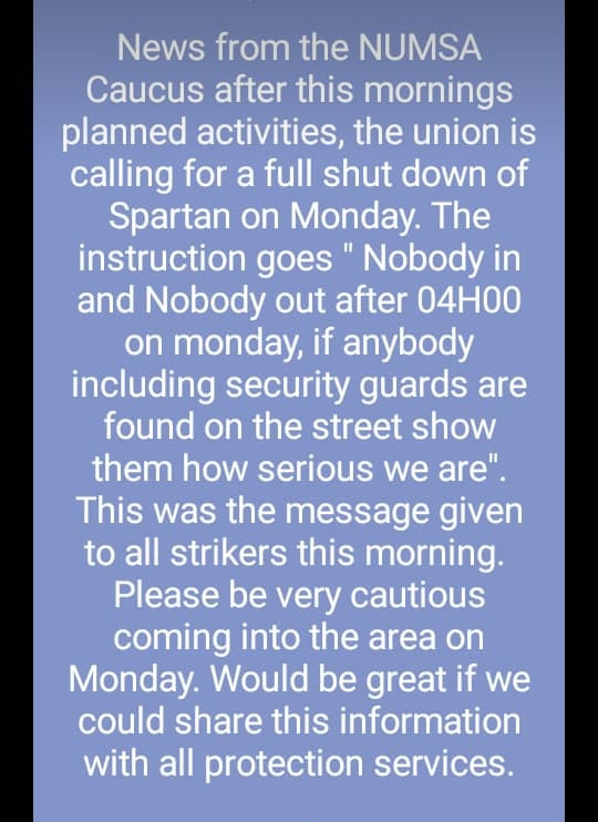 Hangwi_V's tweet photo. @jiyane_kabelo @Jujulam_23 @Numsa_Media @phakxx Is this true?? @Numsa_Media #numsastrike https://t.co/6SK1XIFGeQ