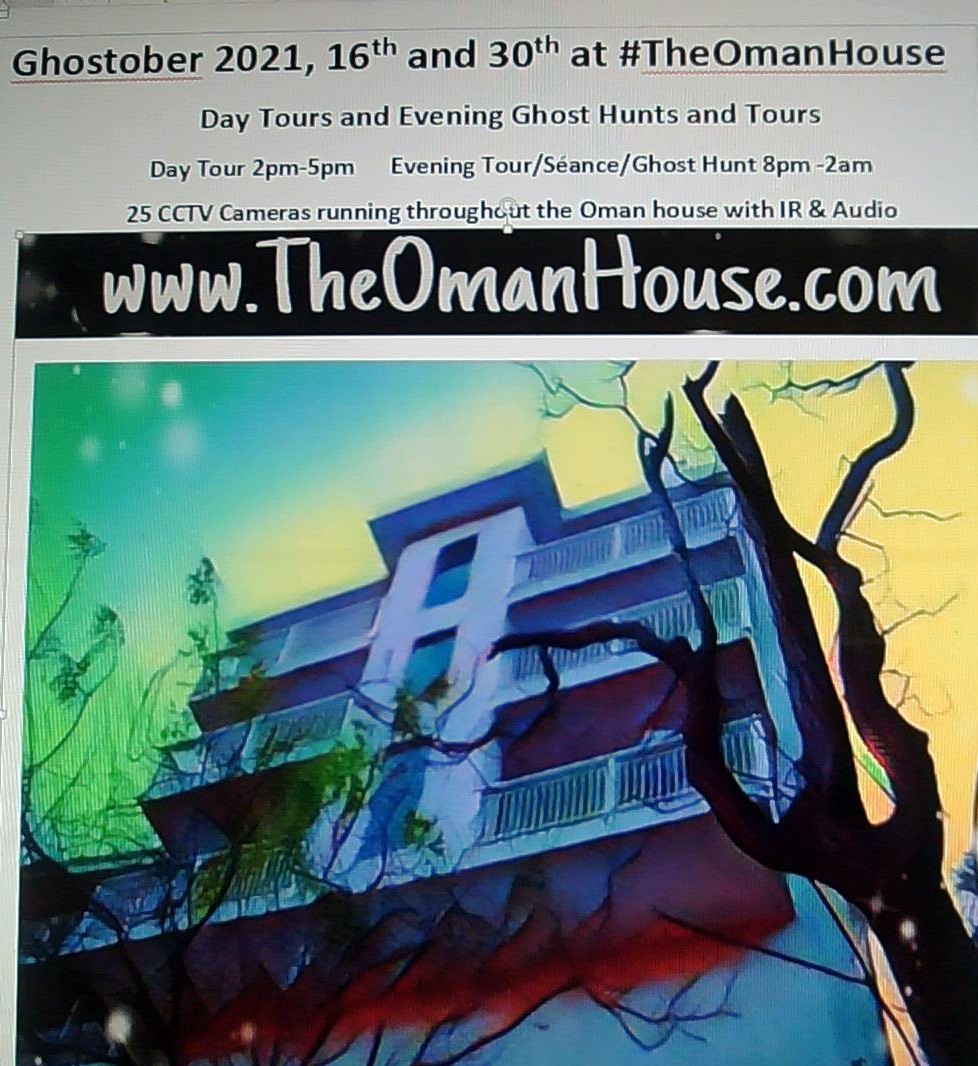 The_Oman1's tweet photo. @HauntedHour Gonna have a few guests visit #TheOmanHouse on #HauntedCieloDrive check it out if you want to experience a #RealHauntedHouse on Halloween October 30th 8pm till 2am https://t.co/DR8LZR4A7v https://t.co/yh3lAFDDpo #HauntedHouse #paranormalinvestigation #Halloween2021 #GhostHunt https://t.co/IvFm5JP7EP
