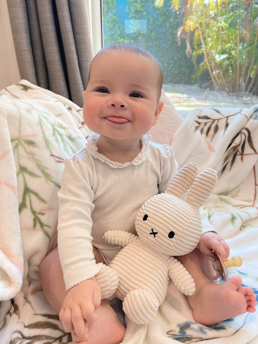 BindiIrwin's tweet image. Our angel and sunshine every day. Always poking her tongue out when I get the camera to take her photo. 
Grace Warrior, I love you beyond description. 💛