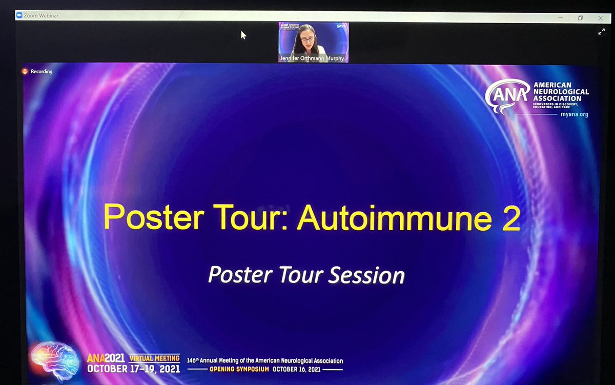 tamrar1's tweet photo. Amazing job by Dr Suzanne Odom presenting an extremely challenging case of Takayasu Arteritis and the utility of Carotid US in diagnosis! #ANA2021 #stroke #strokeinyoung @WakeNeuroRes @wakeforestmed https://t.co/FOj39RpP1x