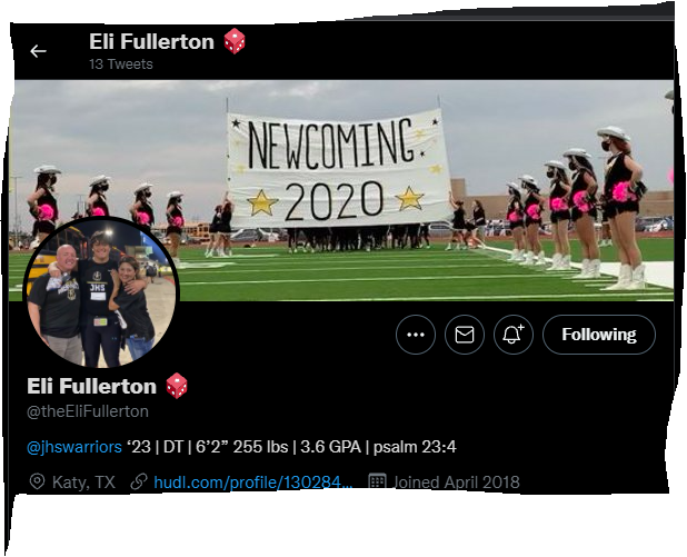 Love, love, love, that this is my son's Twitter homepage pic! I love this kid!!!!