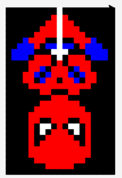 cusanoMATH's tweet photo. Students in coding 1 used iteration and abstraction to create python pixel art! We had so much fun creating and learning about each others interests through this project! @lvcsd @CodeMakeOwn @ajdavidsonsr #iteachmath #cusanoMATH https://t.co/RUM5UKO6a9