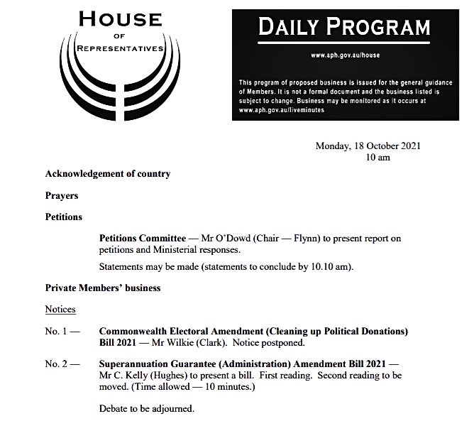 craigkellyAFEE's tweet photo. • BREAKING NEWS •

I’ve introduced a Private Member’s Bill to ensure workers have appropriate life insurance attached to their Superannuation Policy when they change their occupation

This will fix a major flaw in the Govt’s recent Super changes

I stand with workers

#auspol https://t.co/O2PTBh6KhN